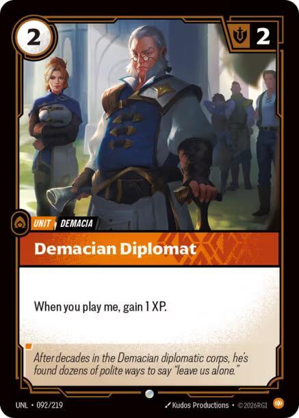 Demacian Diplomat - 092/219 - Common