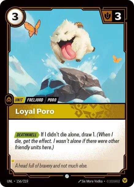 Loyal Poro - 156/219 - Common