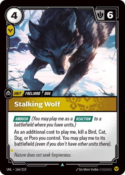 Stalking Wolf - 166/219 - Uncommon
