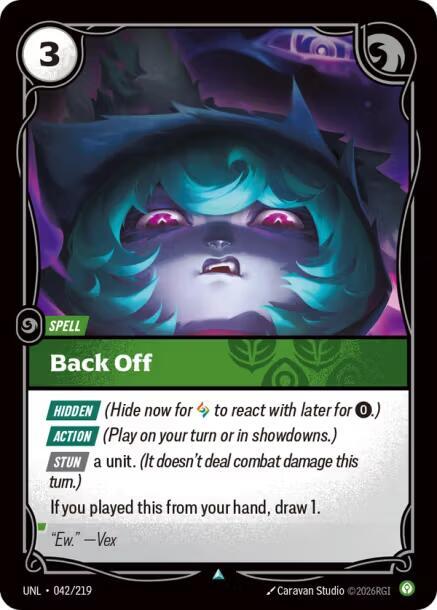 Back Off - 042/219 - Uncommon