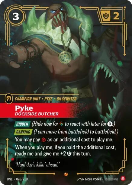 Pyke - Dockside Butcher - 028/219 - Epic