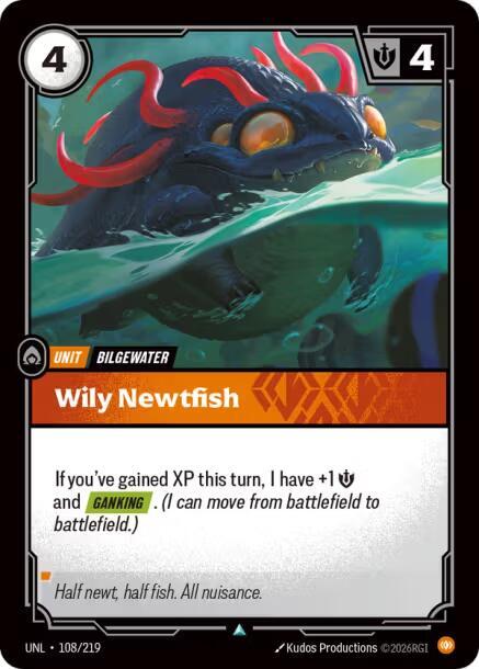 Wily Newtfish - 108/219 - Uncommon