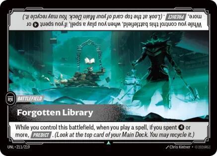 Forgotten Library - 211/219 - Uncommon