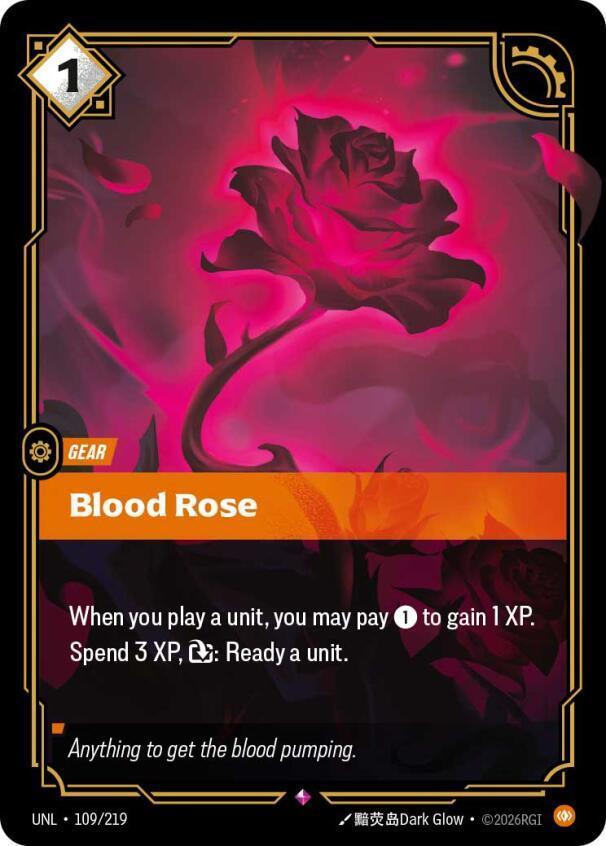 Blood Rose - 109/219 - Rare