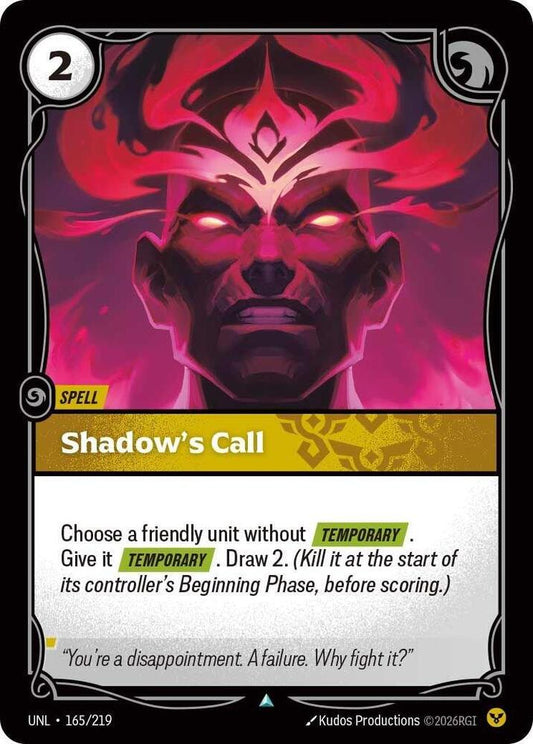Shadow's Call - 165/219 - Uncommon