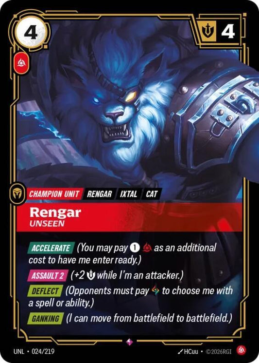 Rengar - Unseen - 024/219 - Rare