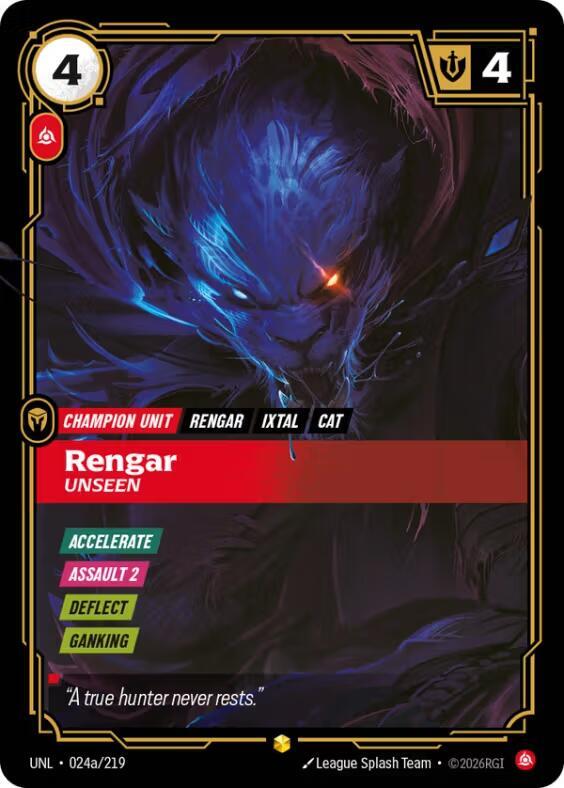 Rengar - Unseen - 024a/219 - Showcase
