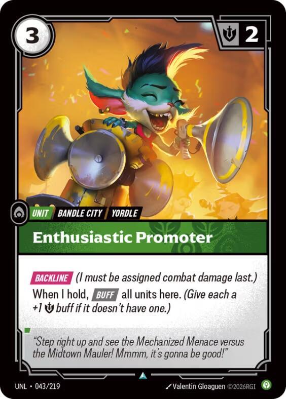 Enthusiastic Promoter - 043/219 - Uncommon