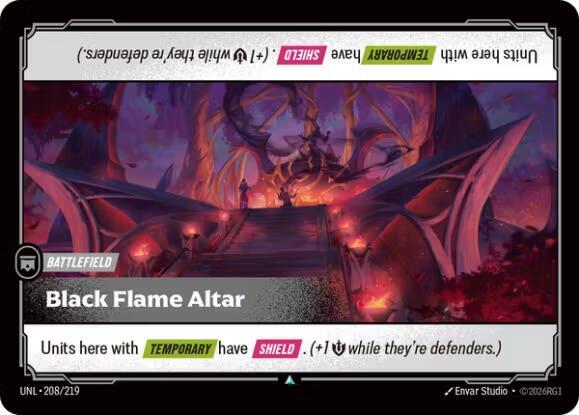 Black Flame Altar - 208/219 - Uncommon
