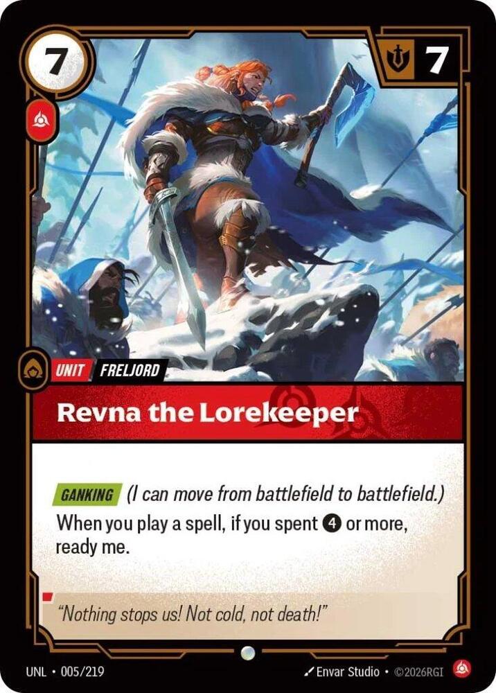 Revna the Lorekeeper - 005/219 - Common