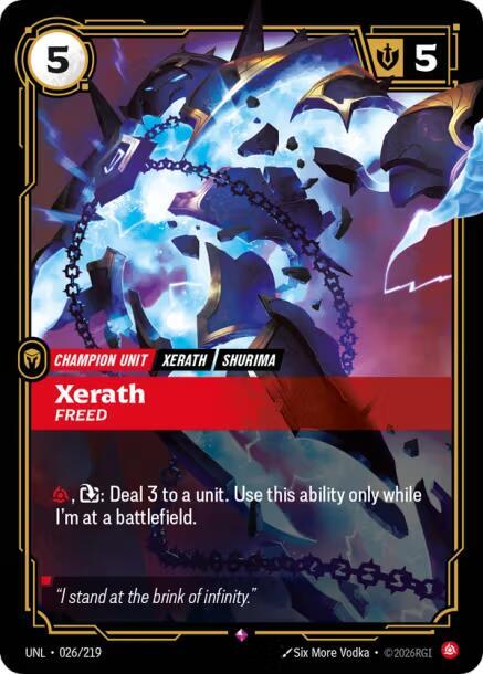 Xerath - Freed - 026/219 - Rare
