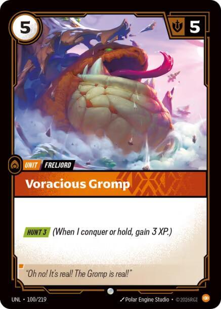 Voracious Gromp - 100/219 - Common