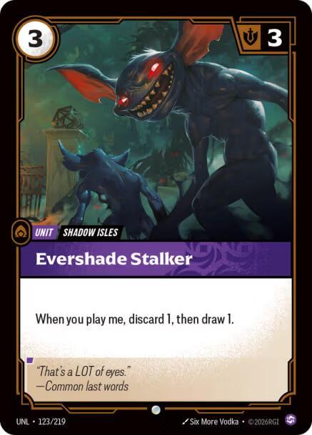 Evershade Stalker - 123/219 - Common