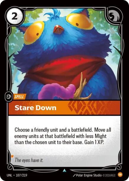 Stare Down - 107/219 - Uncommon