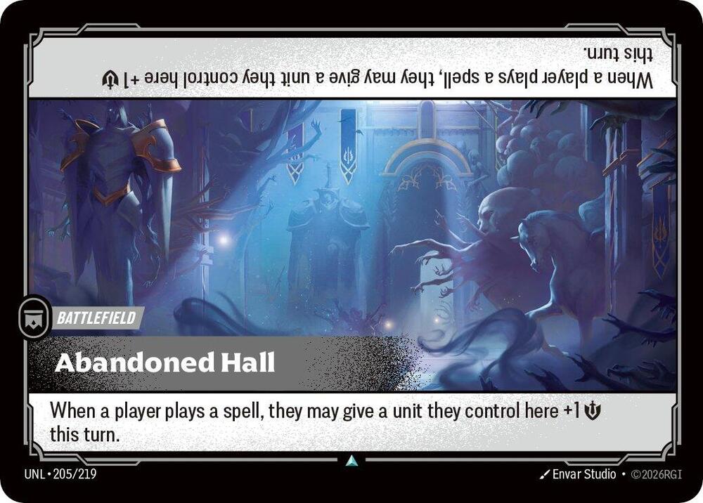 Abandoned Hall - 205/219 - Uncommon
