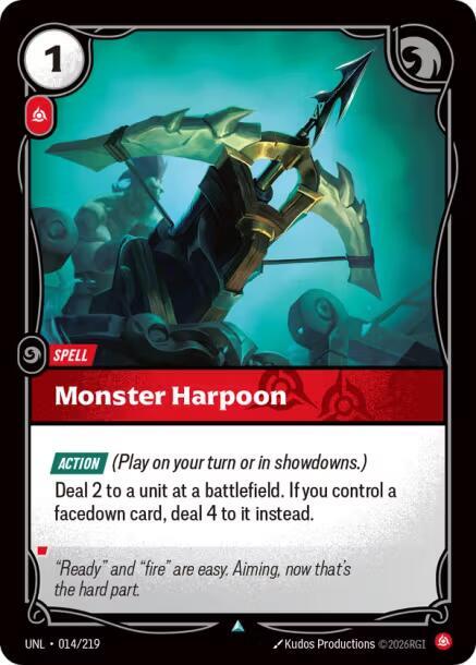 Monster Harpoon - 014/219 - Uncommon