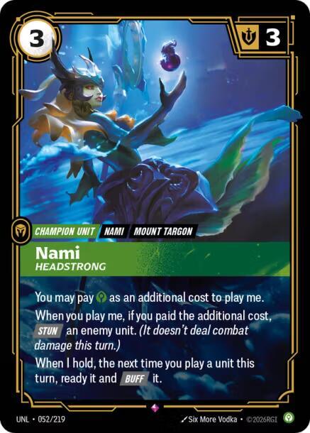 Nami - Headstrong - 052/219 - Rare