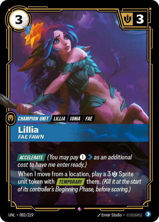 Lillia - Fae Fawn - 082/219 - Rare