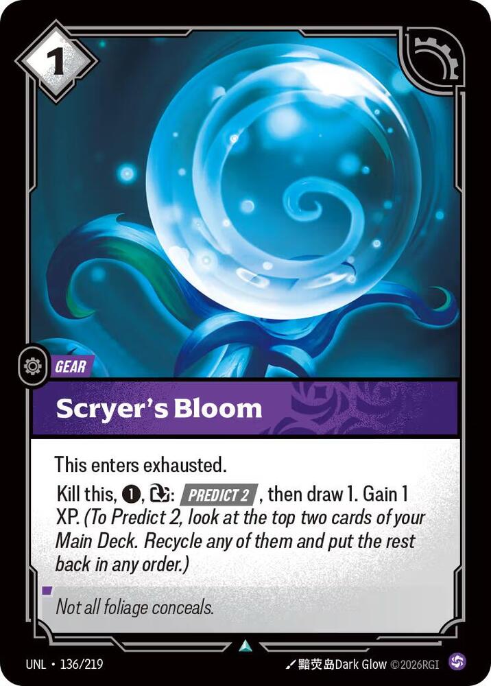 Scryer's Bloom - 136/219 - Uncommon