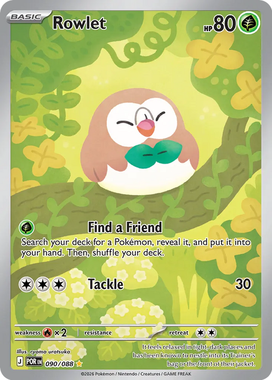 Rowlet - 090/088 - Illustration Rare
