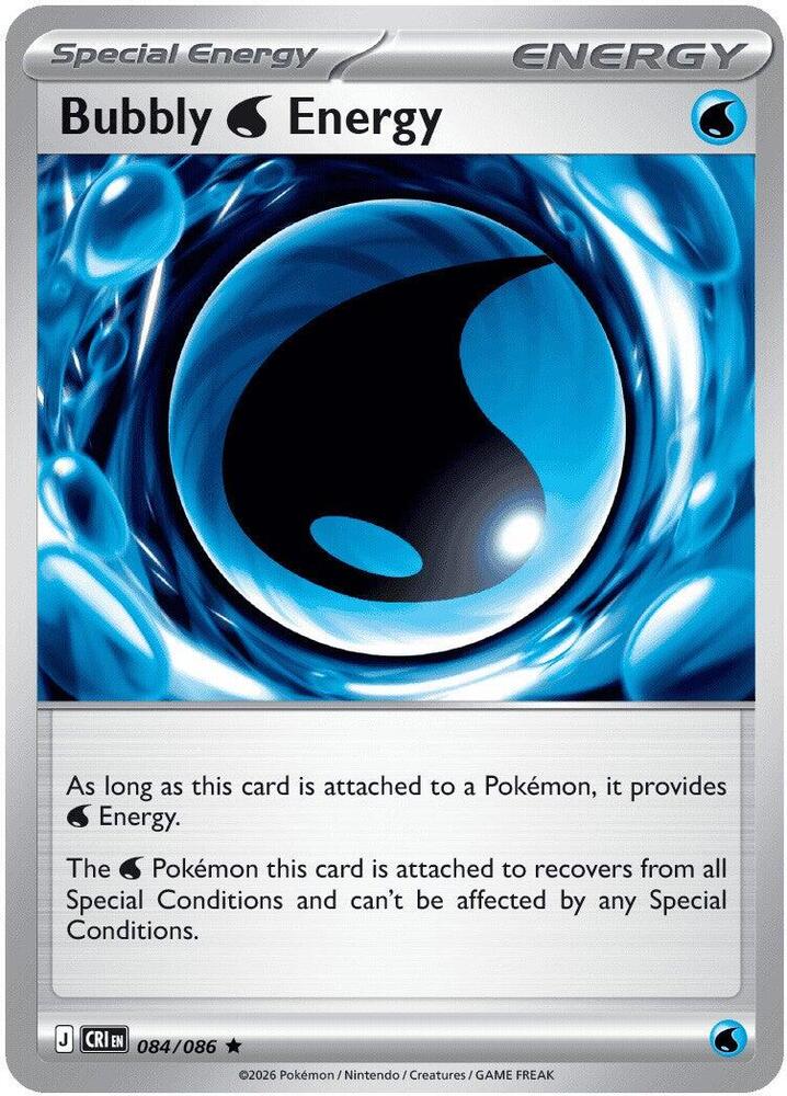 Bubbly Water Energy - 084/086 - Rare