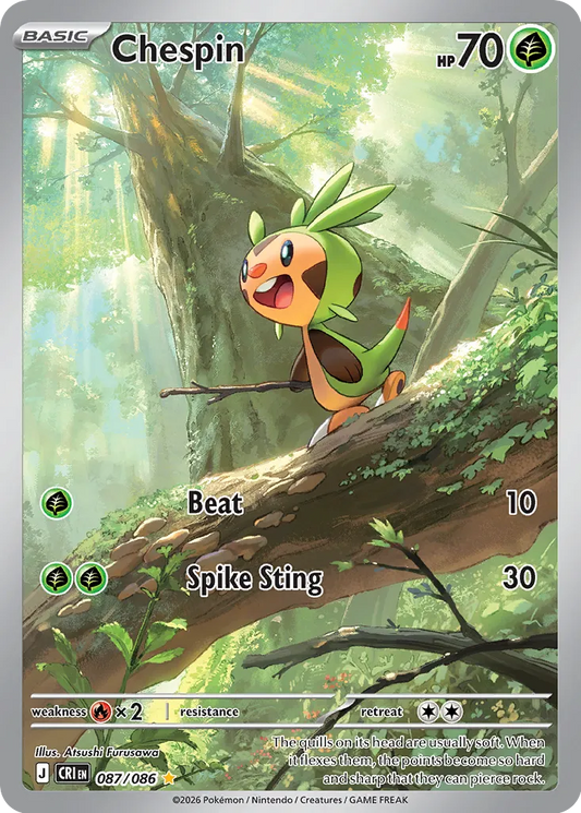 Chespin - 087/086 - Illustration Rare