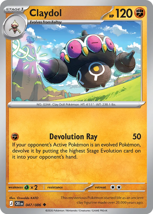 Claydol - 047/086 - Uncommon