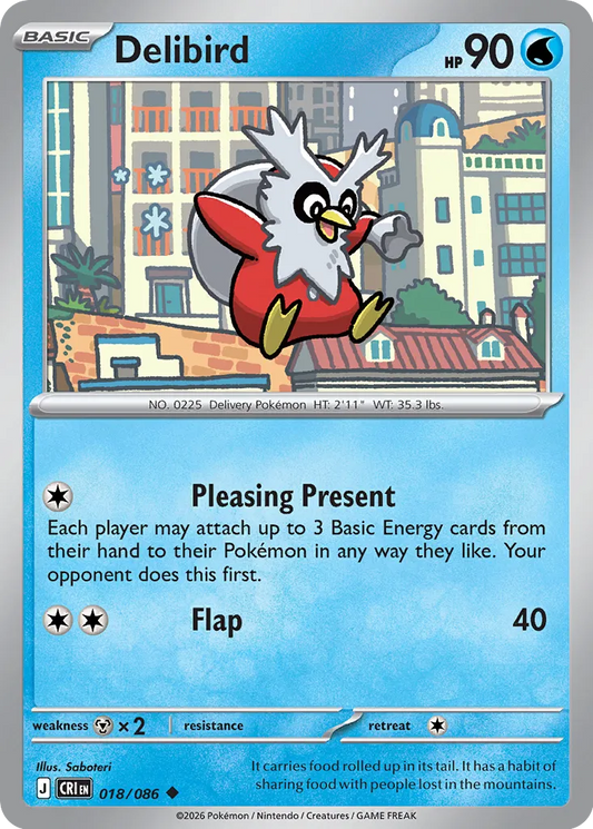 Delibird - 018/086 - Uncommon