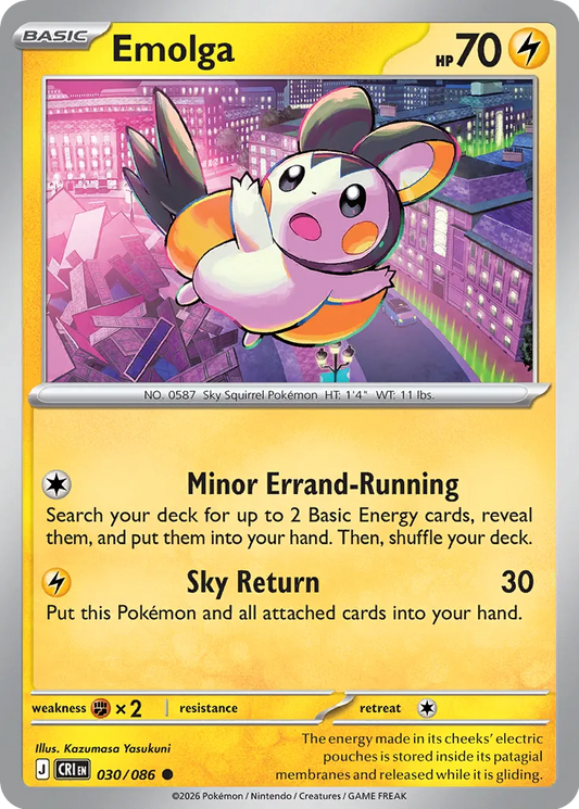 Emolga - 030/086 - Common