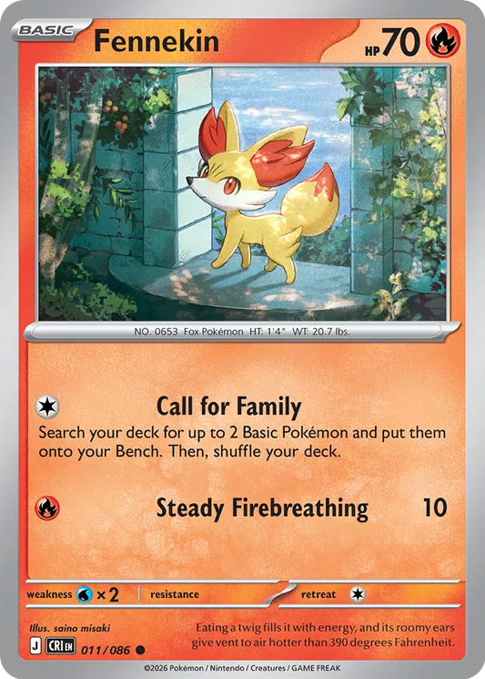 Fennekin - 011/086 - Common