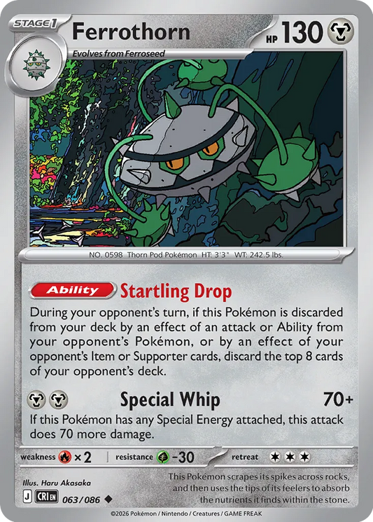 Ferrothorn - 063/086 - Uncommon