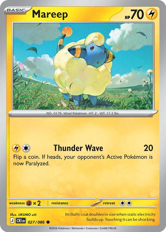 Mareep - 027/086 - Common