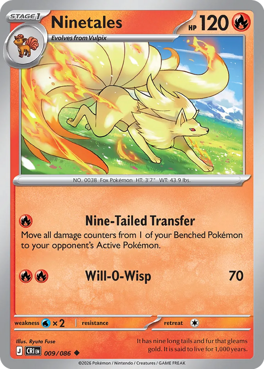 Ninetales - 009/086 - Uncommon