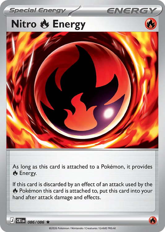 Nitro Fire Energy - 086/086 - Rare