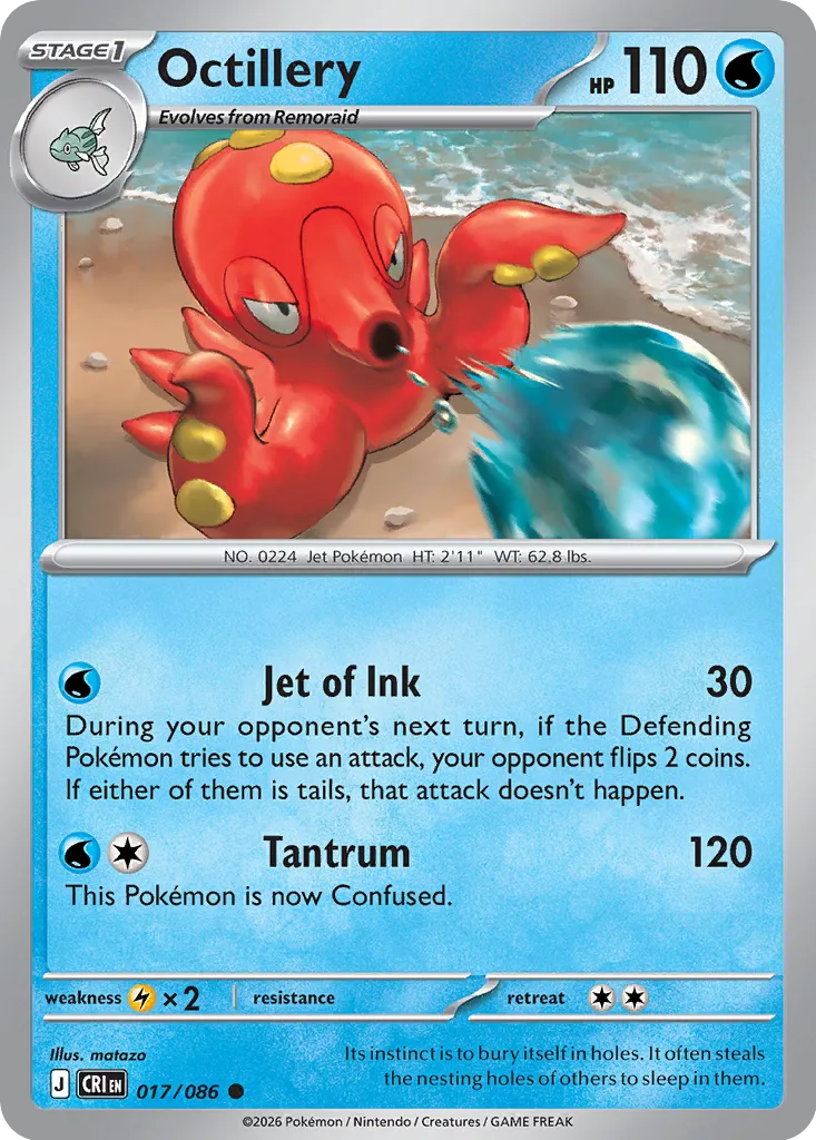 Octillery - 017/086 - Common