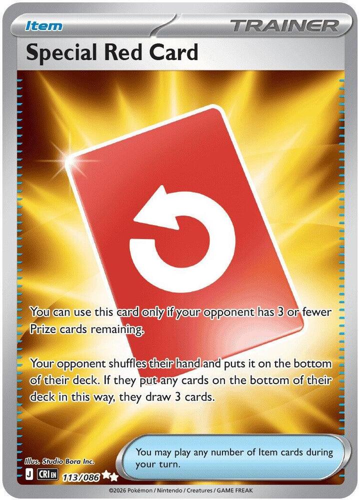Special Red Card - 113/086 - Ultra Rare