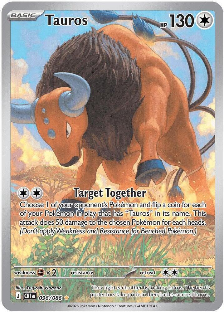 Tauros - 096/086 - Illustration Rare