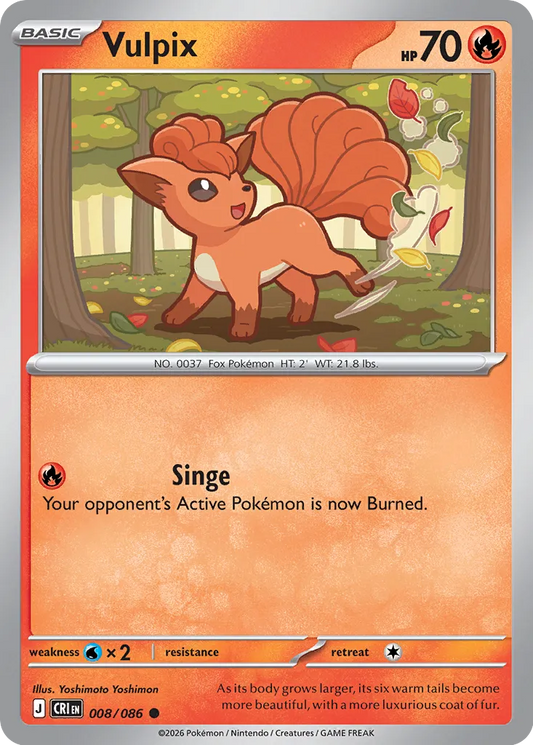 Vulpix - 008/086 - Common