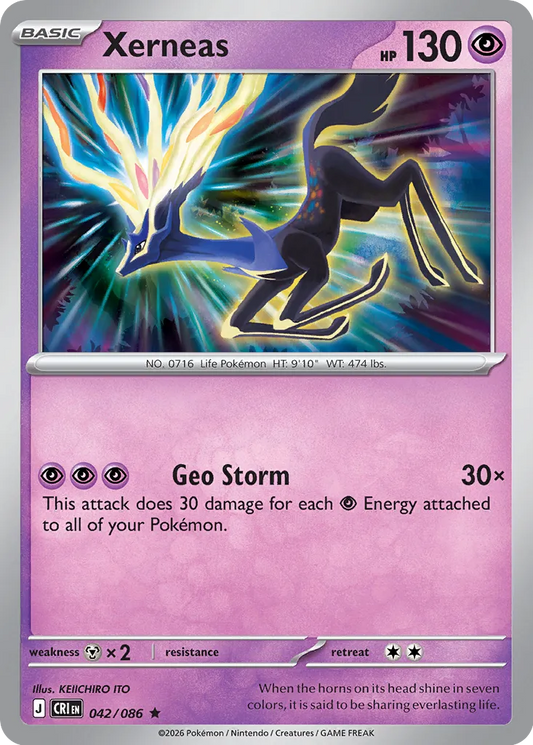Xerneas - 042/086 - Rare