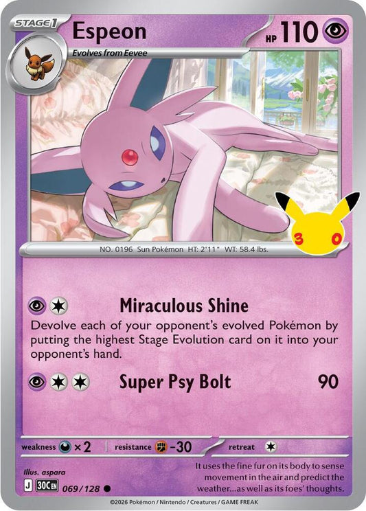 Espeon - 069/128 - Common