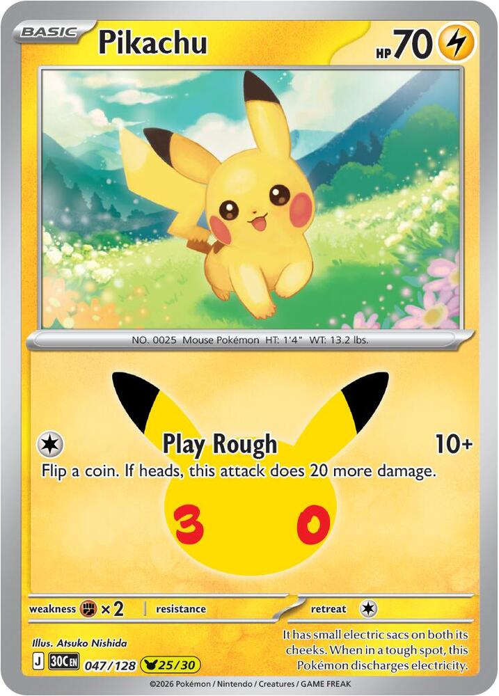 Pikachu - 047/128 - Pikachu Rare