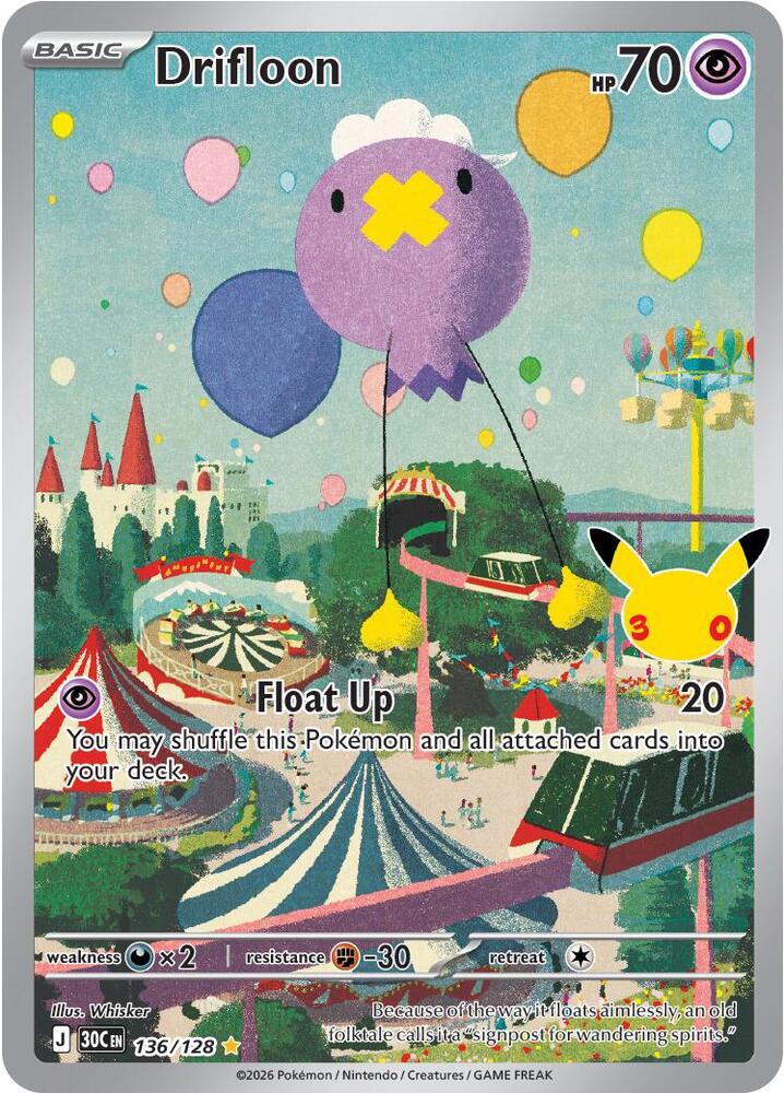 Drifloon - 136/128 - Illustration Rare
