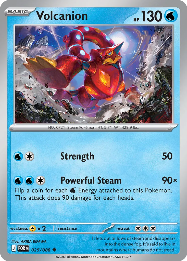 Volcanion - 025/088 - Uncommon