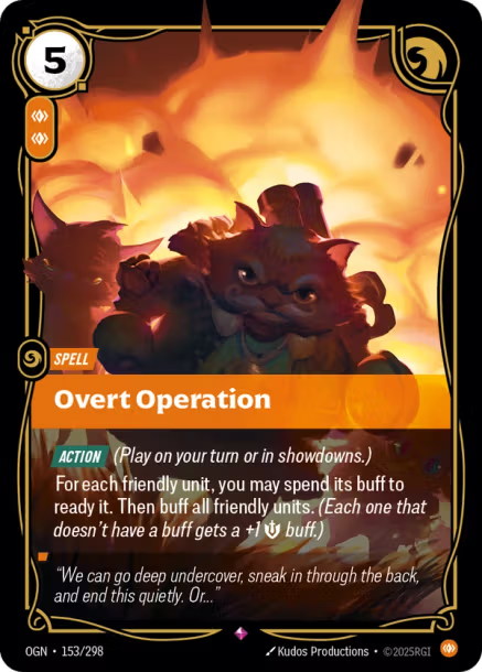 OVERT OPERATION - OGN-153/298 (Foil)