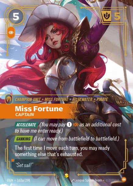 MISS FORTUNE, CAPTAIN - OGN-162a/298 (Foil)