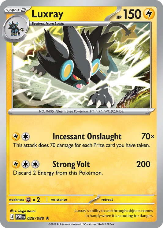 Luxray - 028/088 - Rare