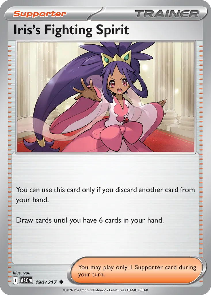 Iris's Fighting Spirit - 190/217 - Uncommon