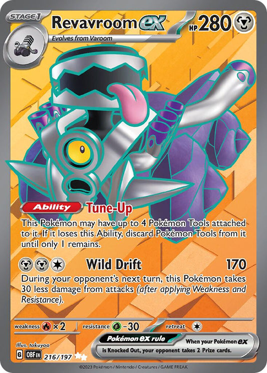 Revavroom ex - 216/197 - Ultra Rare