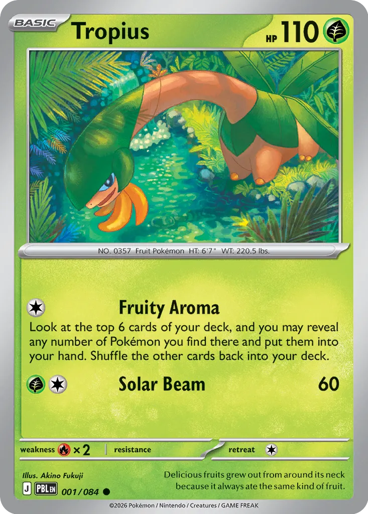 Tropius - 001/084 - Common