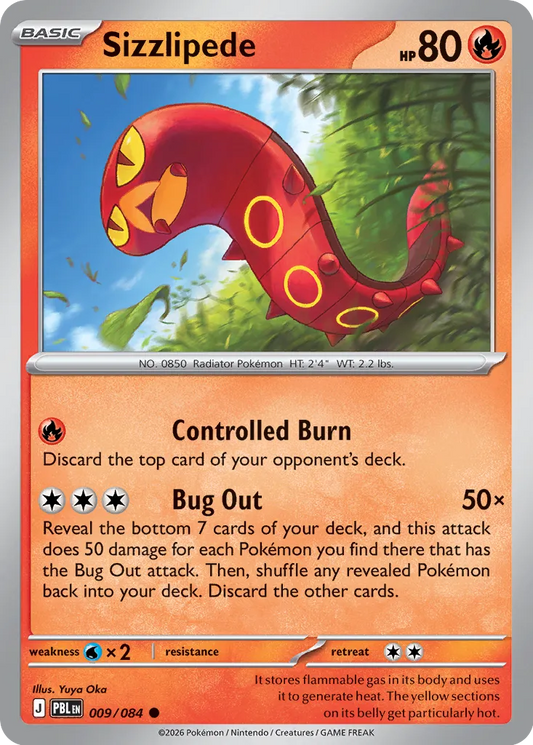 Sizzlipede - 009/084 - Common